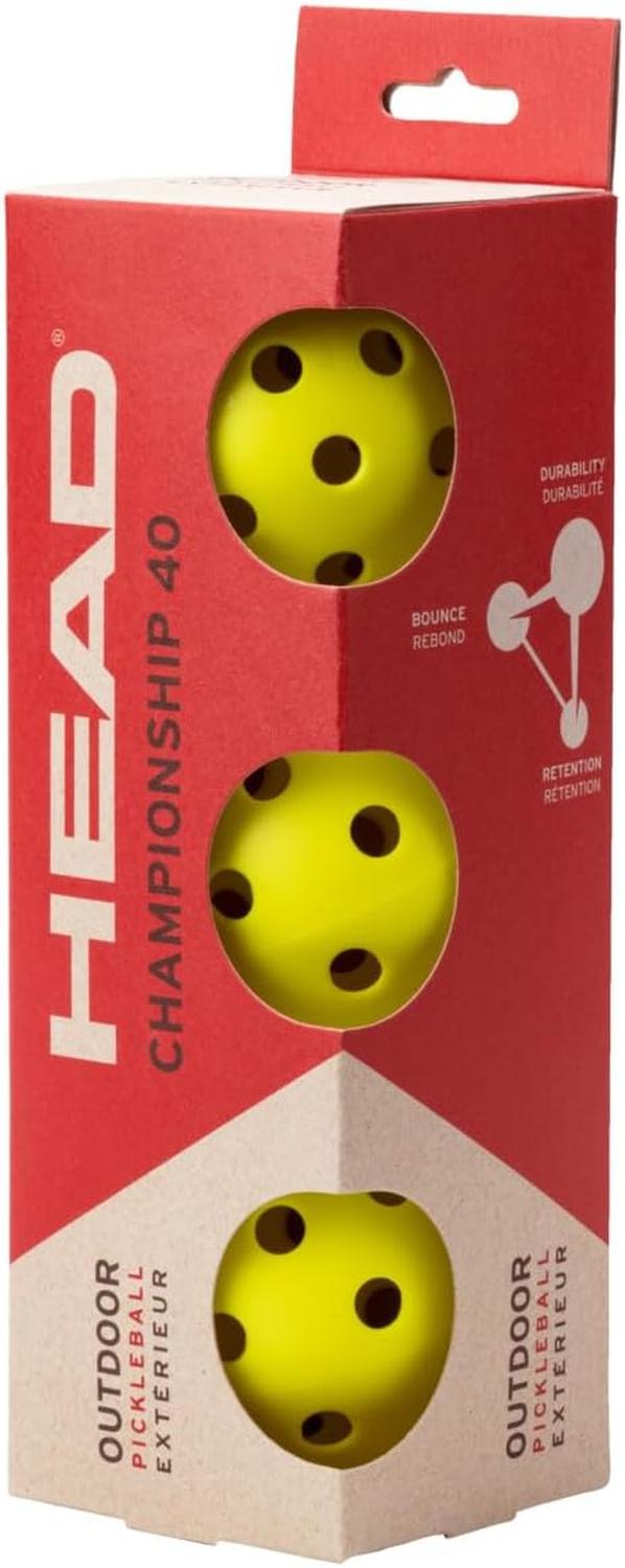 Penn 40 3 Pelotas Para Pickleball Amarillas — imagen 1