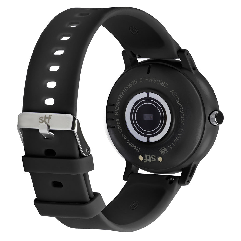 Smartwatch Reloj Kronos Insignia Round STF Pantalla 1.3" Resistencia al agua IP65 Negro — imagen 7