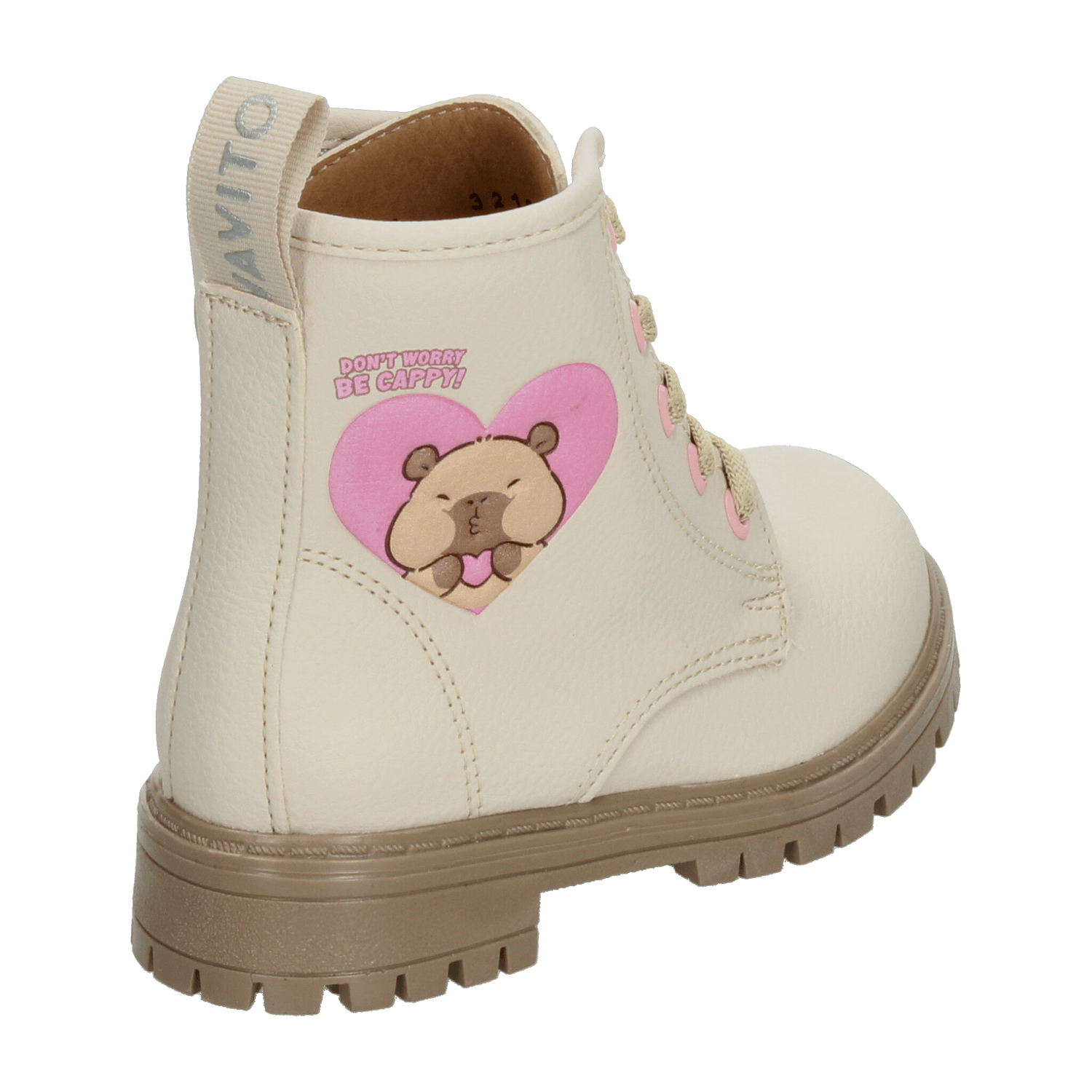 Bota Vavito Capibara Niña Casual Beige Infantil T15-18 — imagen 3