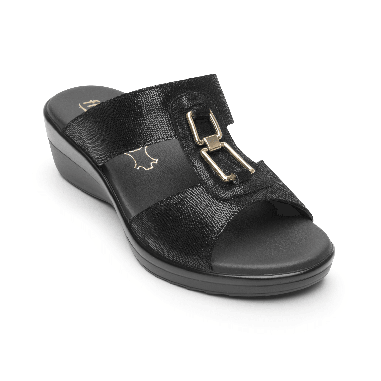 Sandalias Flexi Dama Casual Negro Mujer — imagen 2