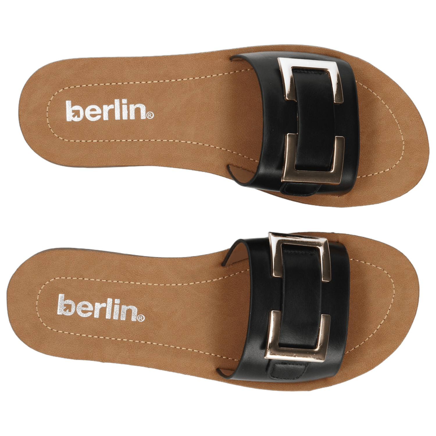 Sandalias Berlin Dama Negro Casual Para Mujer — imagen 11