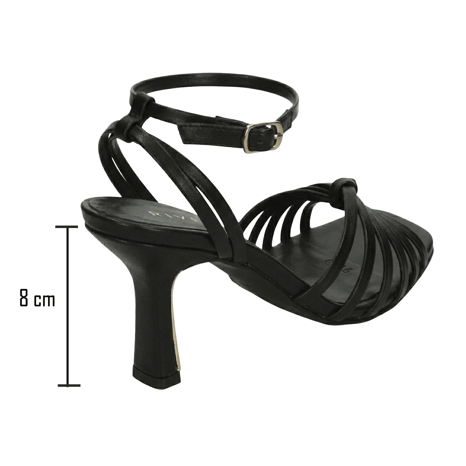 Zapatilla Dama Rivedy Negro Fiesta Noche Mujer — imagen 4