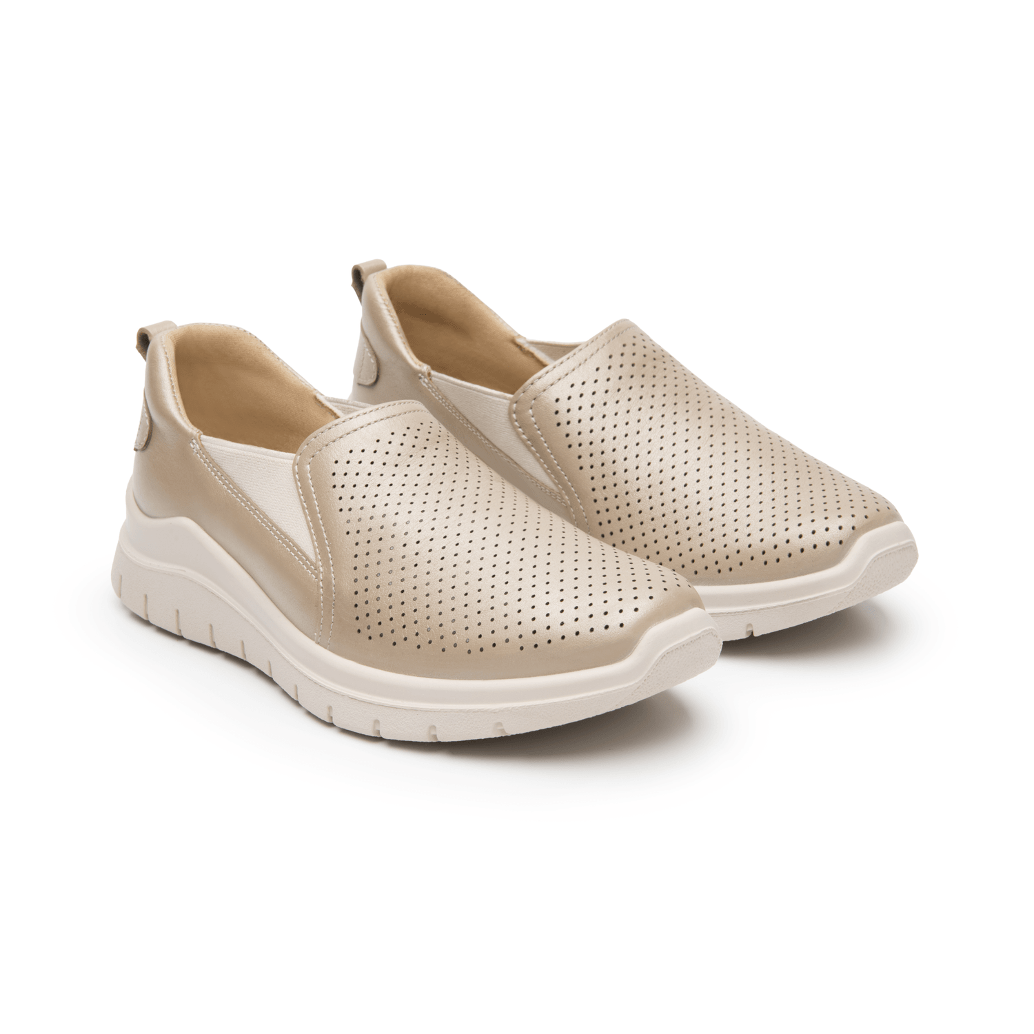 Zapato Confort Flexi Dama Confort Dorado Mujer — imagen 4