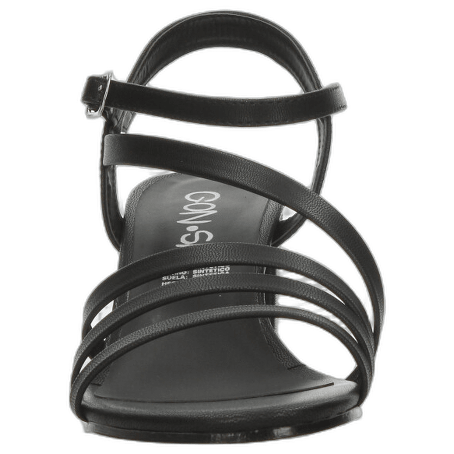 Sandalias Gonsa Dama Fiesta Negro Mujer — imagen 6
