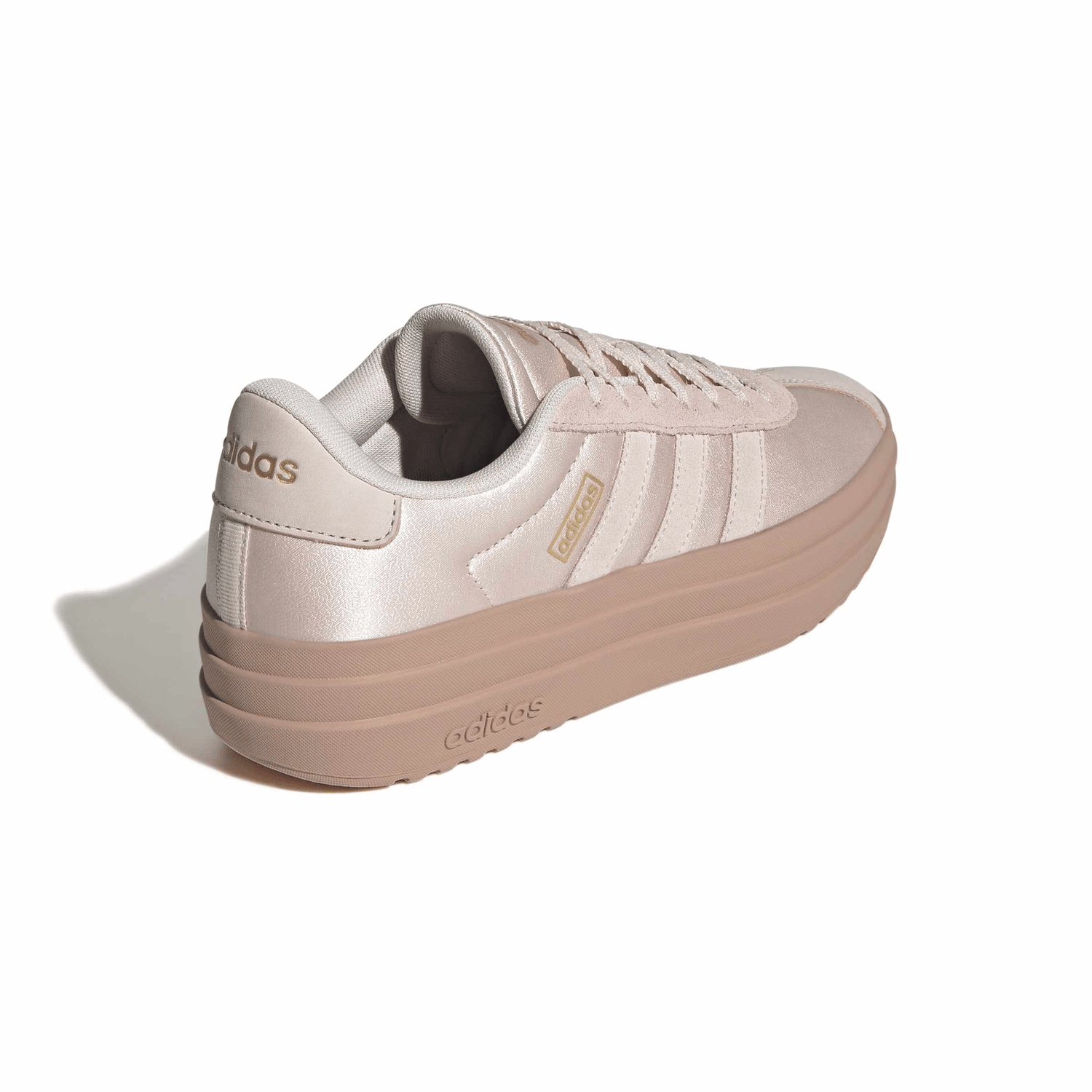 Tenis Adidas VL Court Bold Dama Oro Rosa Casual Para Mujer — imagen 4