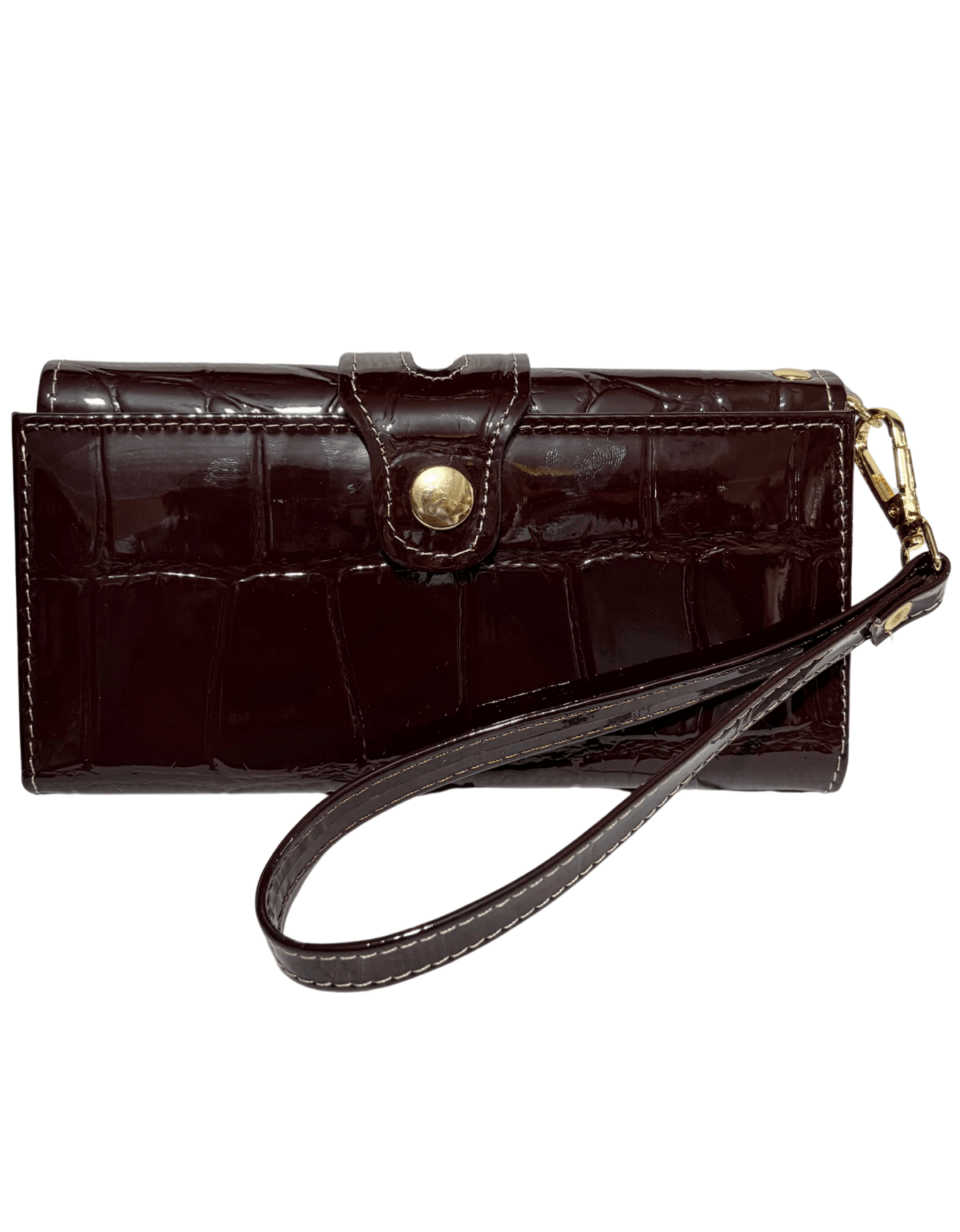 Cartera Piel Charol Original Billetera Grande Mujer Viviana — imagen 4