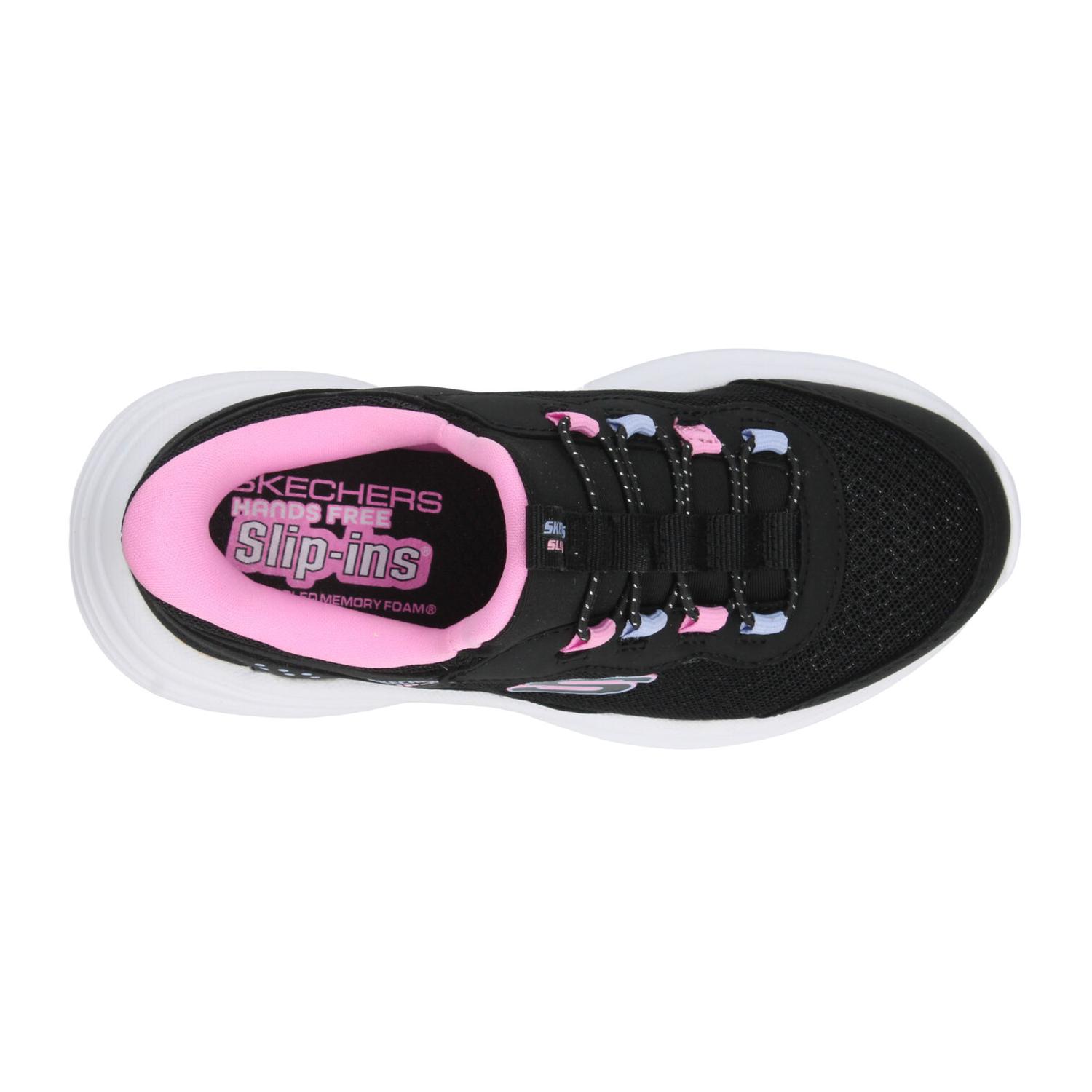 Tenis Skechers Slip-ins Niña Deportivo Negro Infantil T17-22 — imagen 8