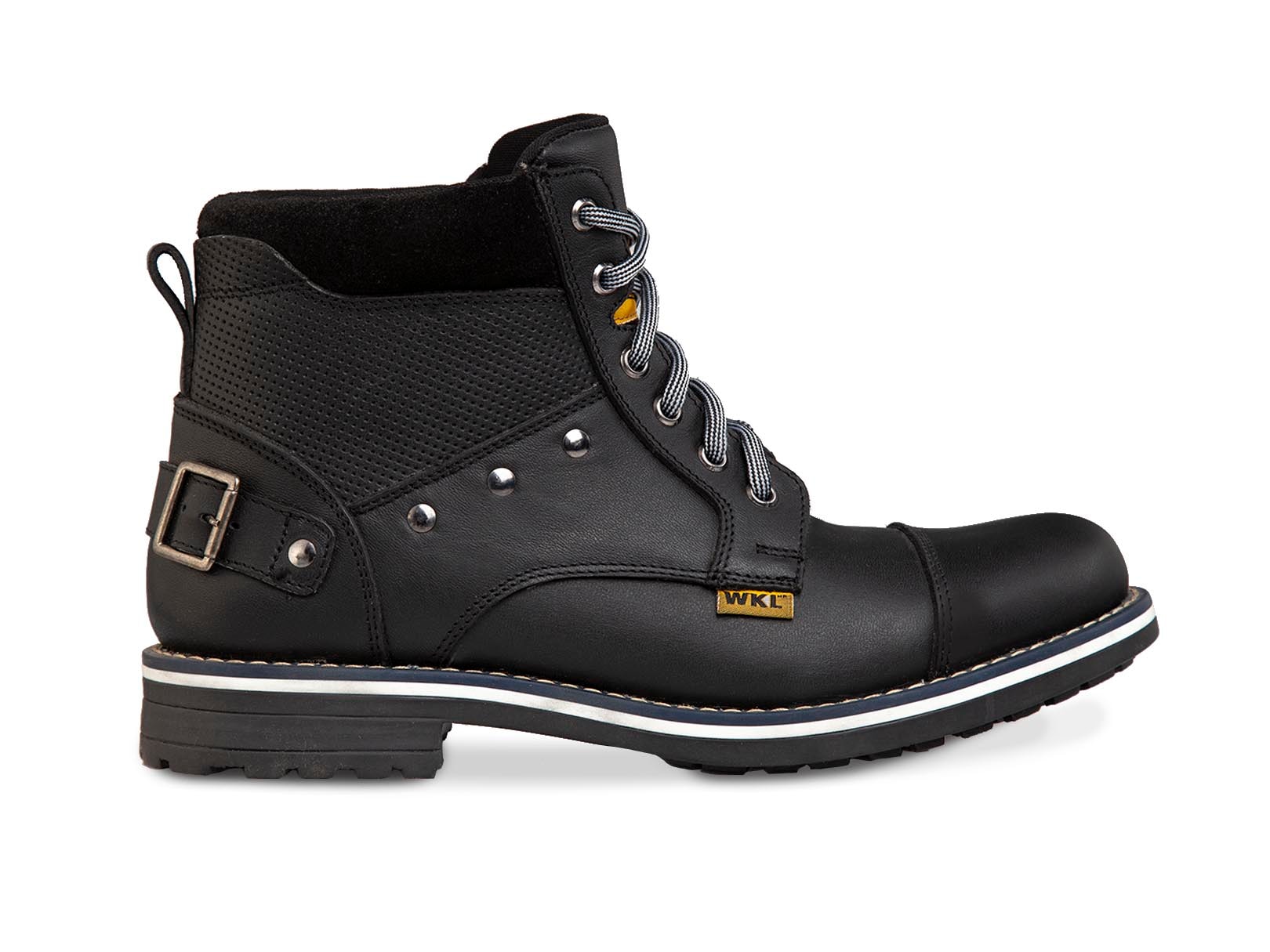 Bota hombre casual caballero Biker Workland 89713 Negro — imagen 7