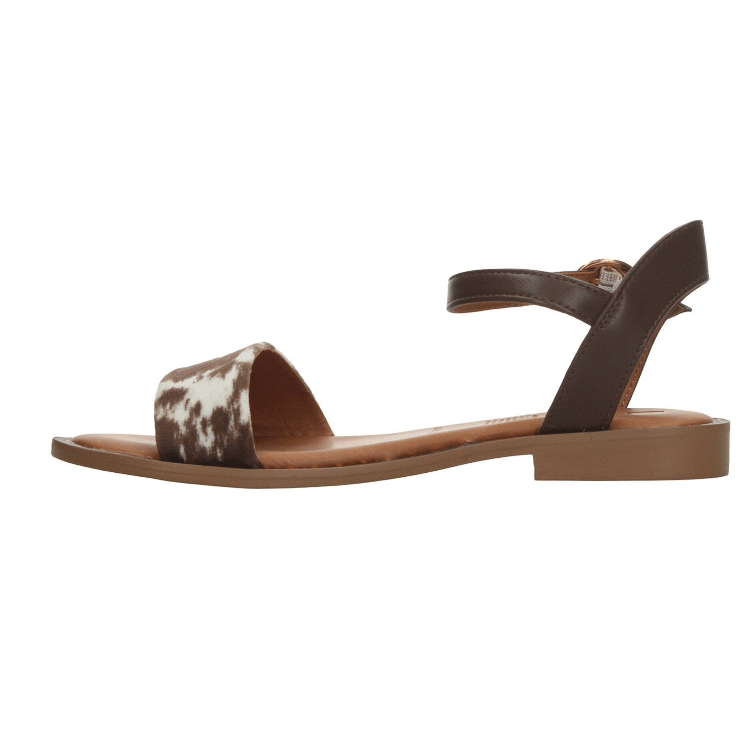 Sandalia EFE Dama Casual Animal print Hebilla Café Mujer — imagen 5