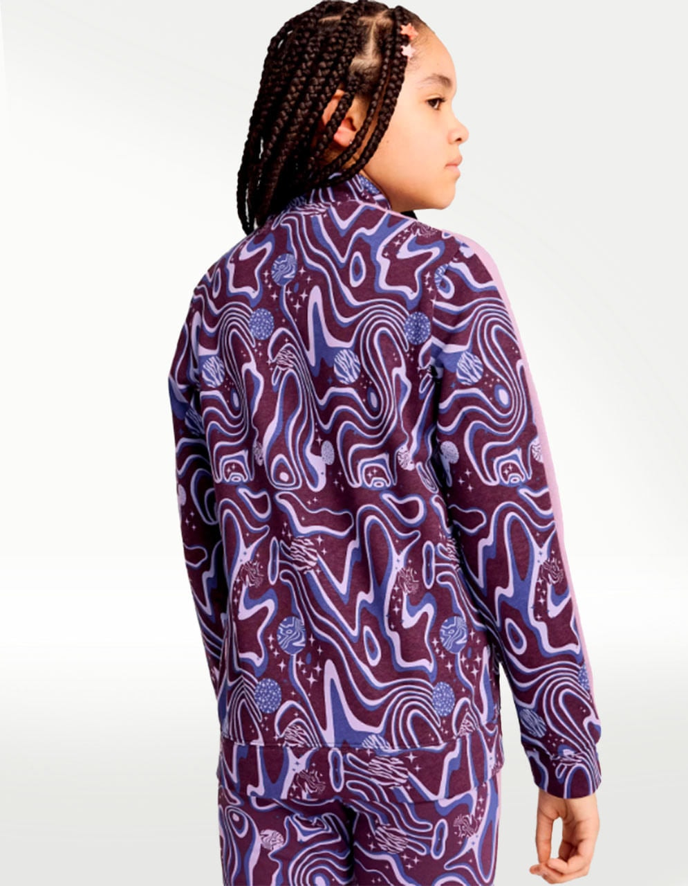 Chamarra Puma Lava Land Track TR Morado - Niña — imagen 3