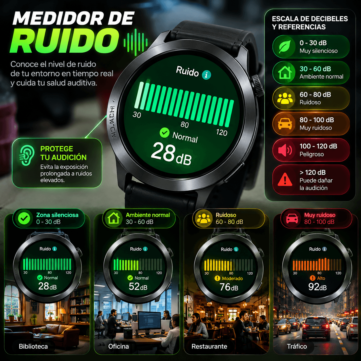 Smartwatch NEURIX AI Watch 3 con ChatGPT, WhatsApp, Llamadas Bluetooth y Funciones Deportivas — imagen 11