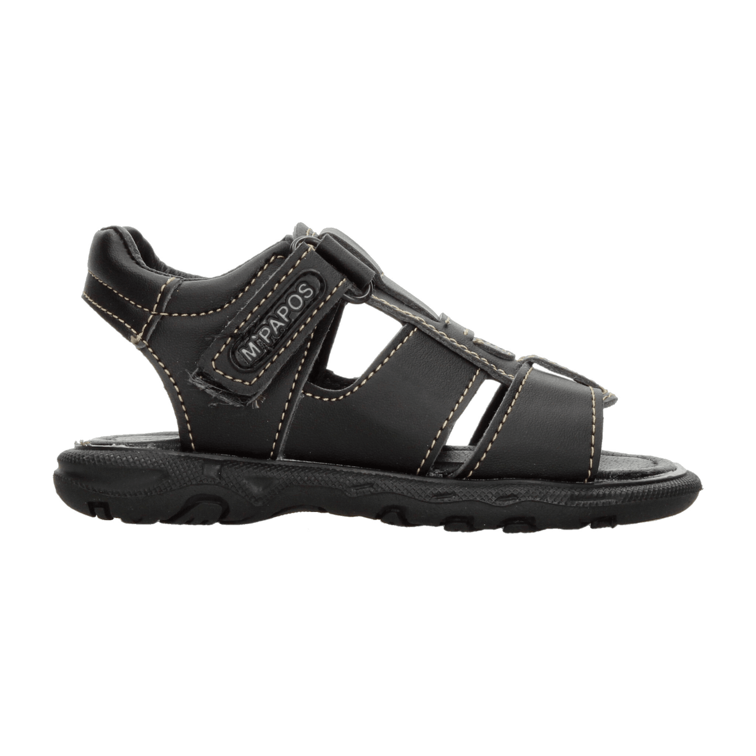 Sandalias Niño Minipapos Negro Casual Infantil T18-22 — imagen 2