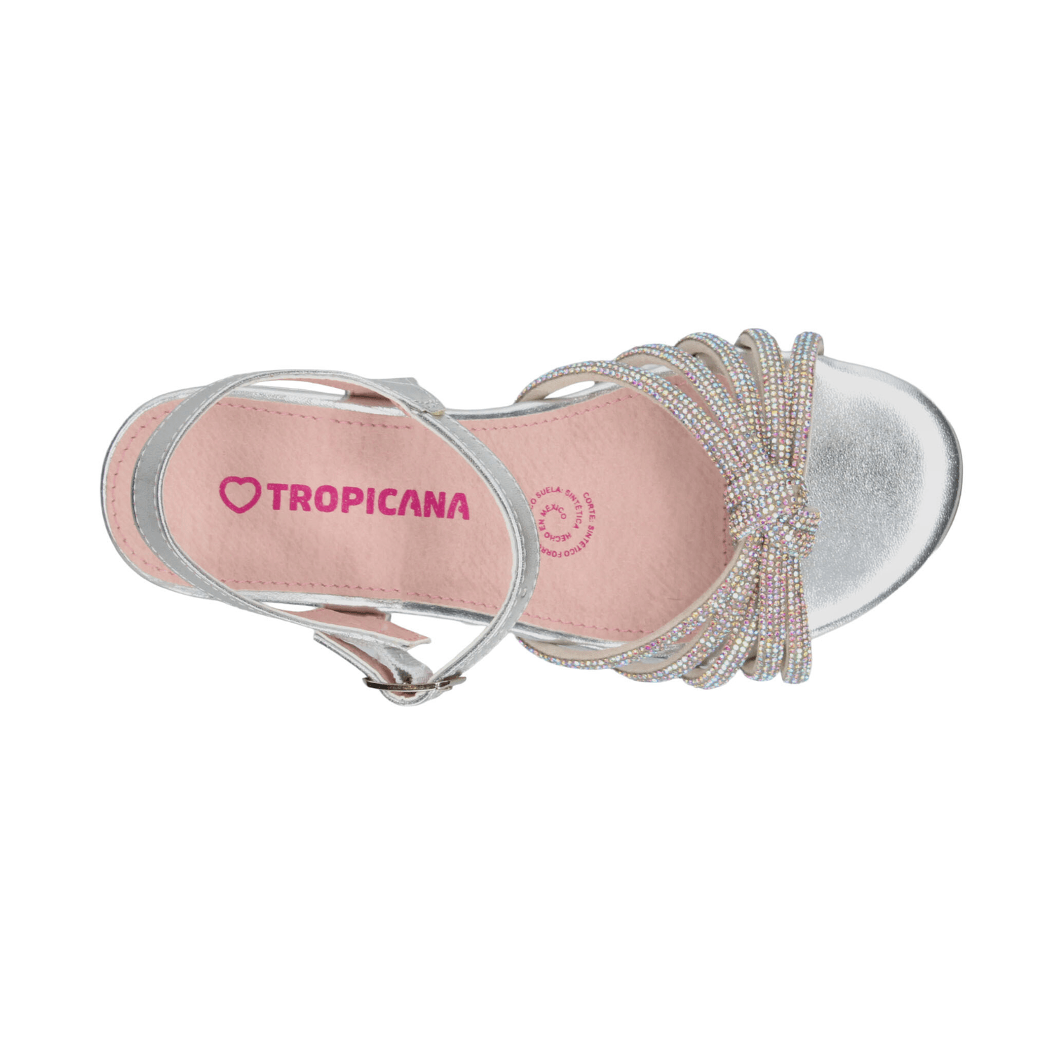 Zapatilla Tropicana Niña Fiesta Plateado Infantil T18-22 — imagen 8