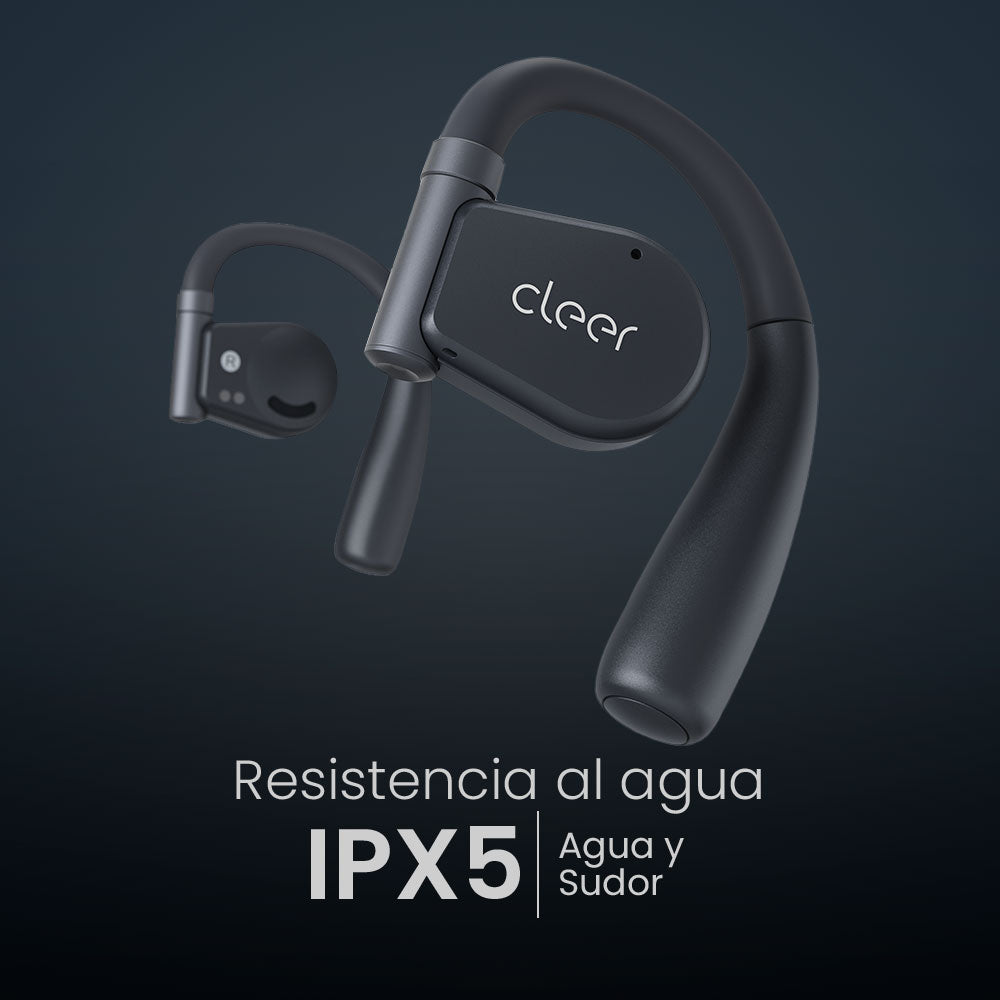 Audifonos Cleer ARC II Music Open-Ear: conexión 5.3, Hi-Res Audio, 35h Batería, UV Case azul — imagen 3
