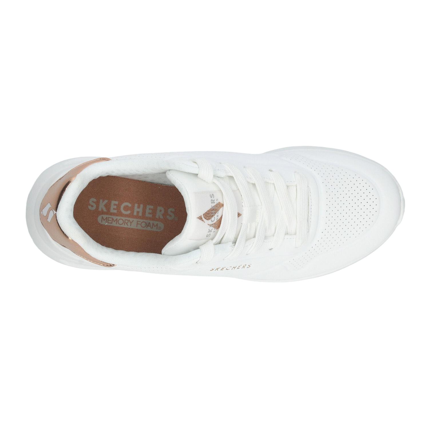 Tenis Skechers Uno Lite Dama Casual Blanco Mujer — imagen 8