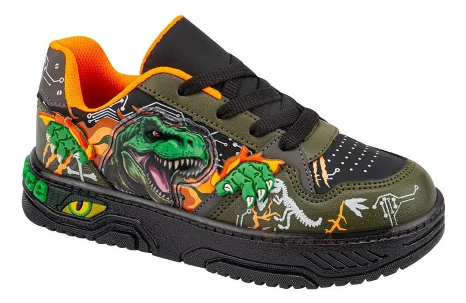 Tenis Urban Shoes Niño Urbano Dinosaurio Luces 1297886 — imagen 6