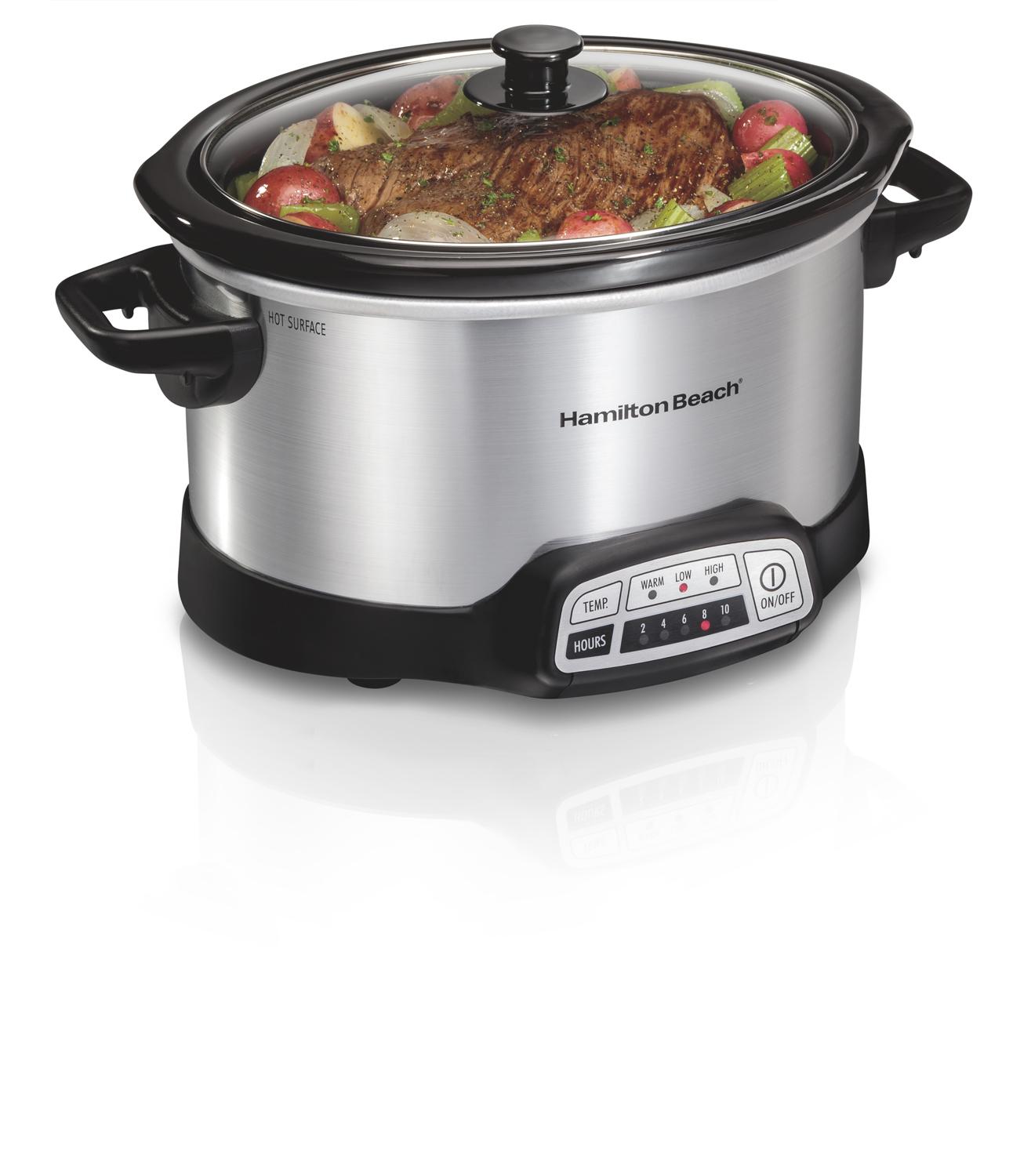 OLLA COCCION LENTA HAMILTON BEACH 33443 PROGRAMABLE 3.78L — imagen 3