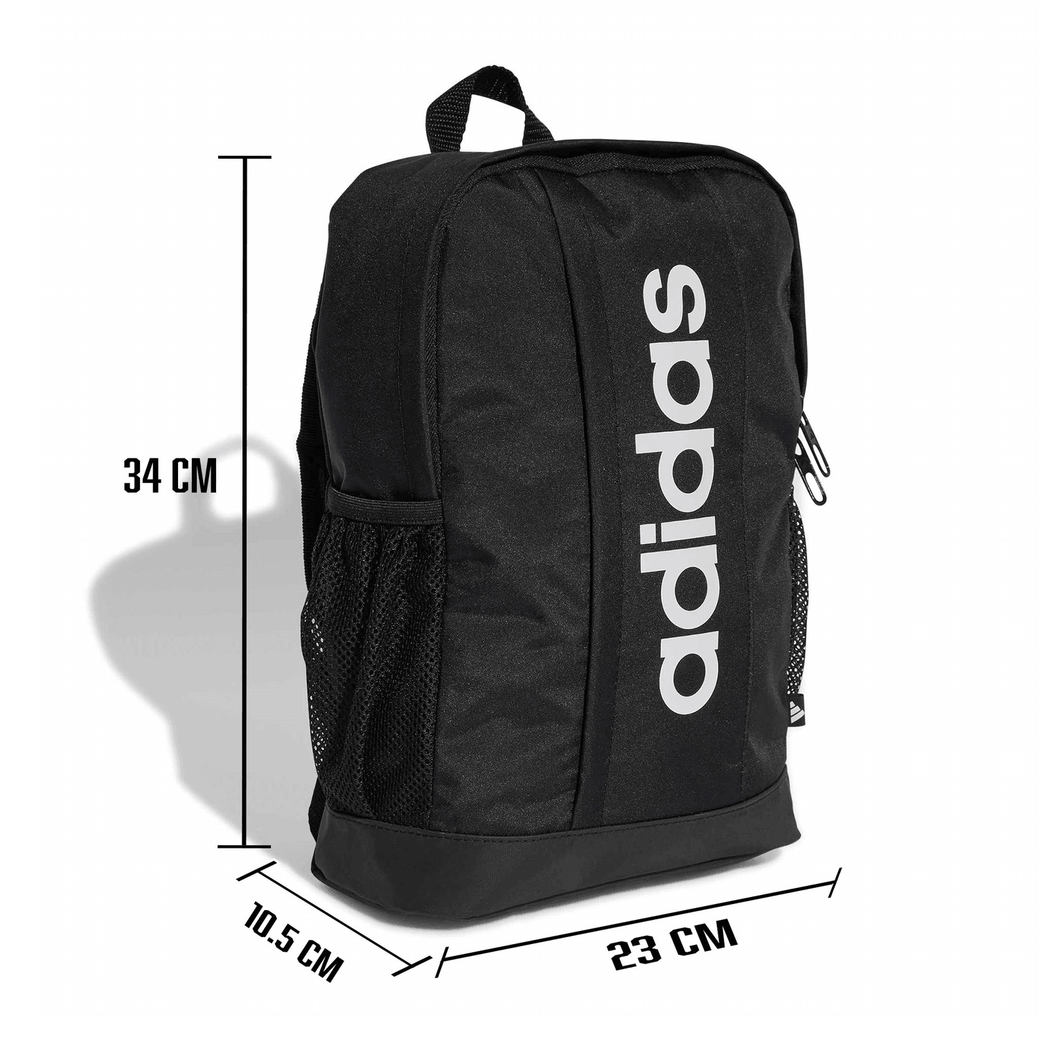 Mochila Adidas Lineal Negro Escolar Original Unisex 18L — imagen 6