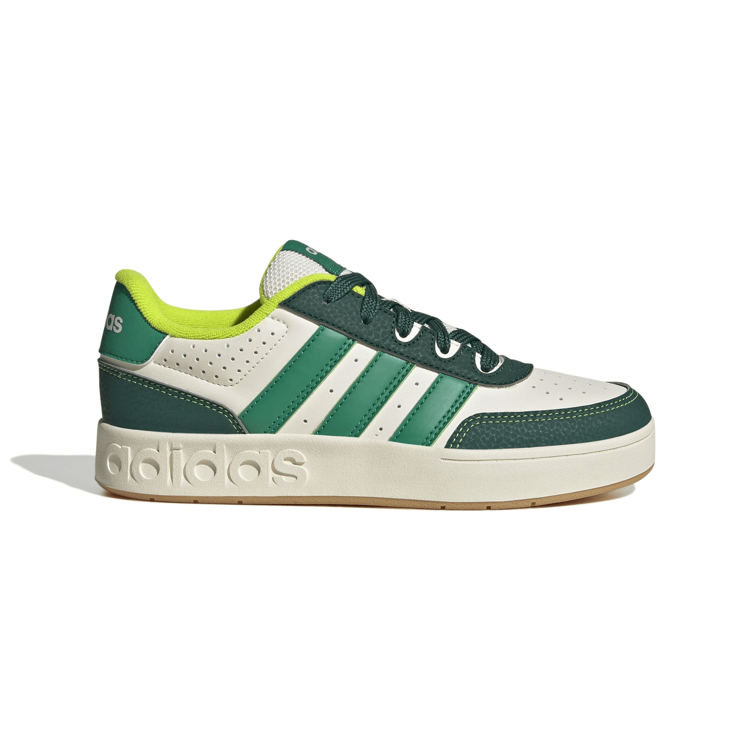 Tenis Adidas Breakbase Niño Verde Casual Hombre Jr. T22-26 — imagen 2
