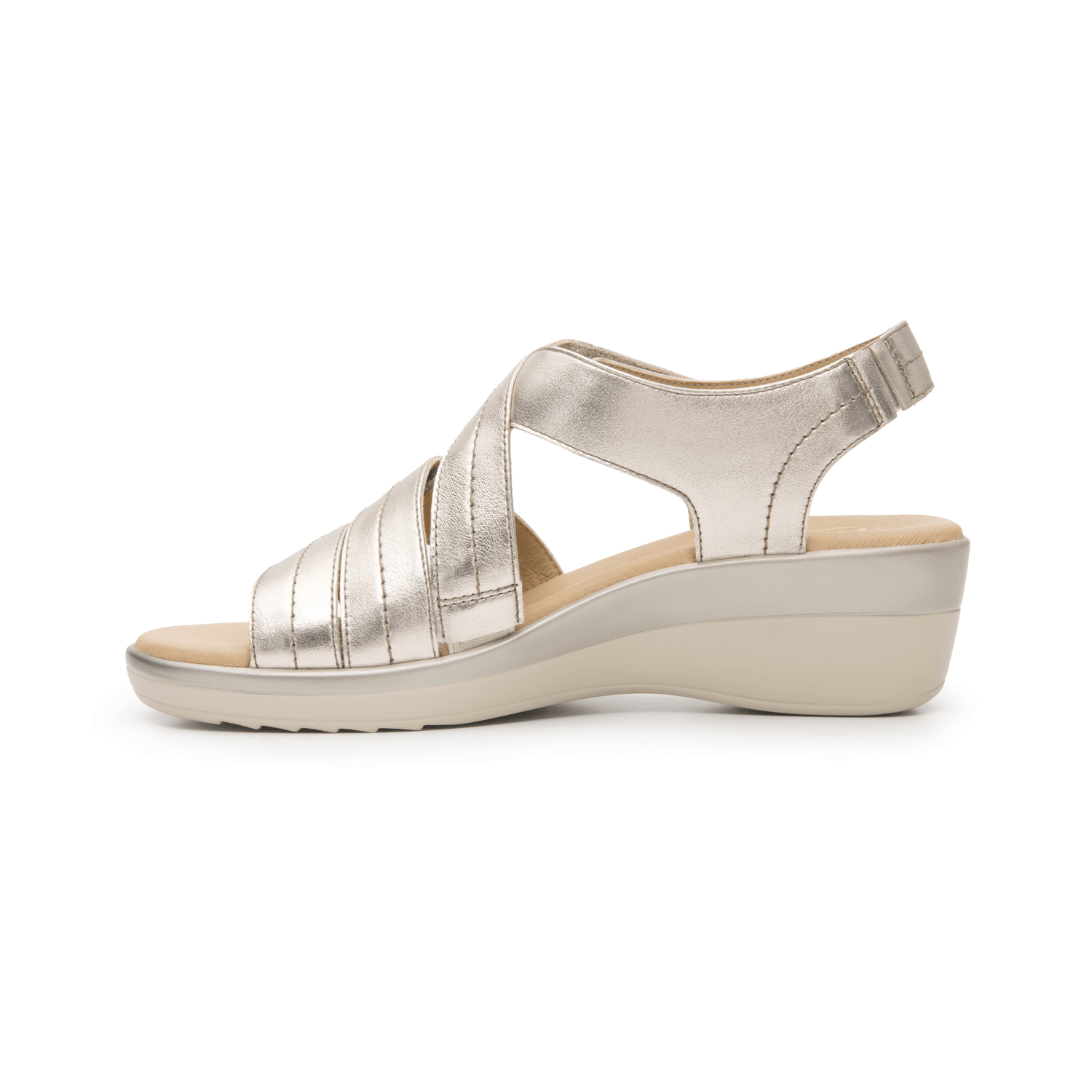 Sandalias Flexi Dama Casual Dorado Mujer — imagen 5