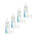 Dr. Brown's Sb8001-web 4 Biberones 250 Ml Color Transparente Con Azul