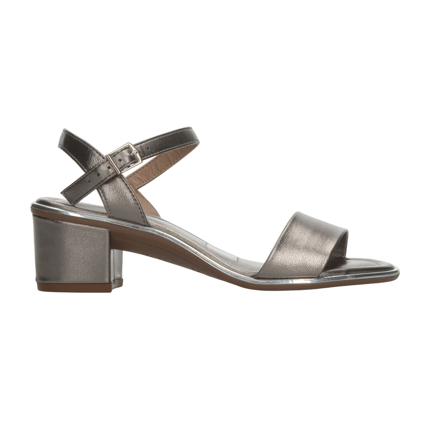 Sandalias Beira Rio Dama Plateada Fiesta Para Mujer — imagen 2