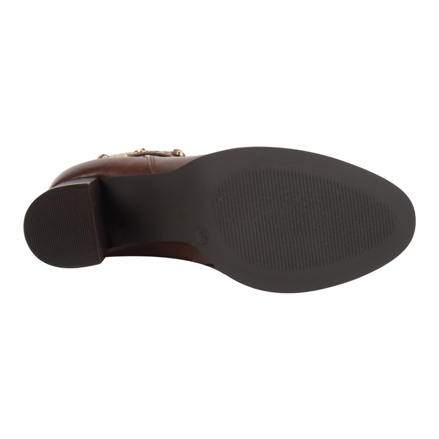 BOTA DAMA YAELI FASHION VESTIR HERRAJE PLACA 8.5Cm 1313089 — imagen 4