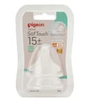 Chupete Tetina Talla Lll 15+ 2 Unid Pigeon Softouch Repuest