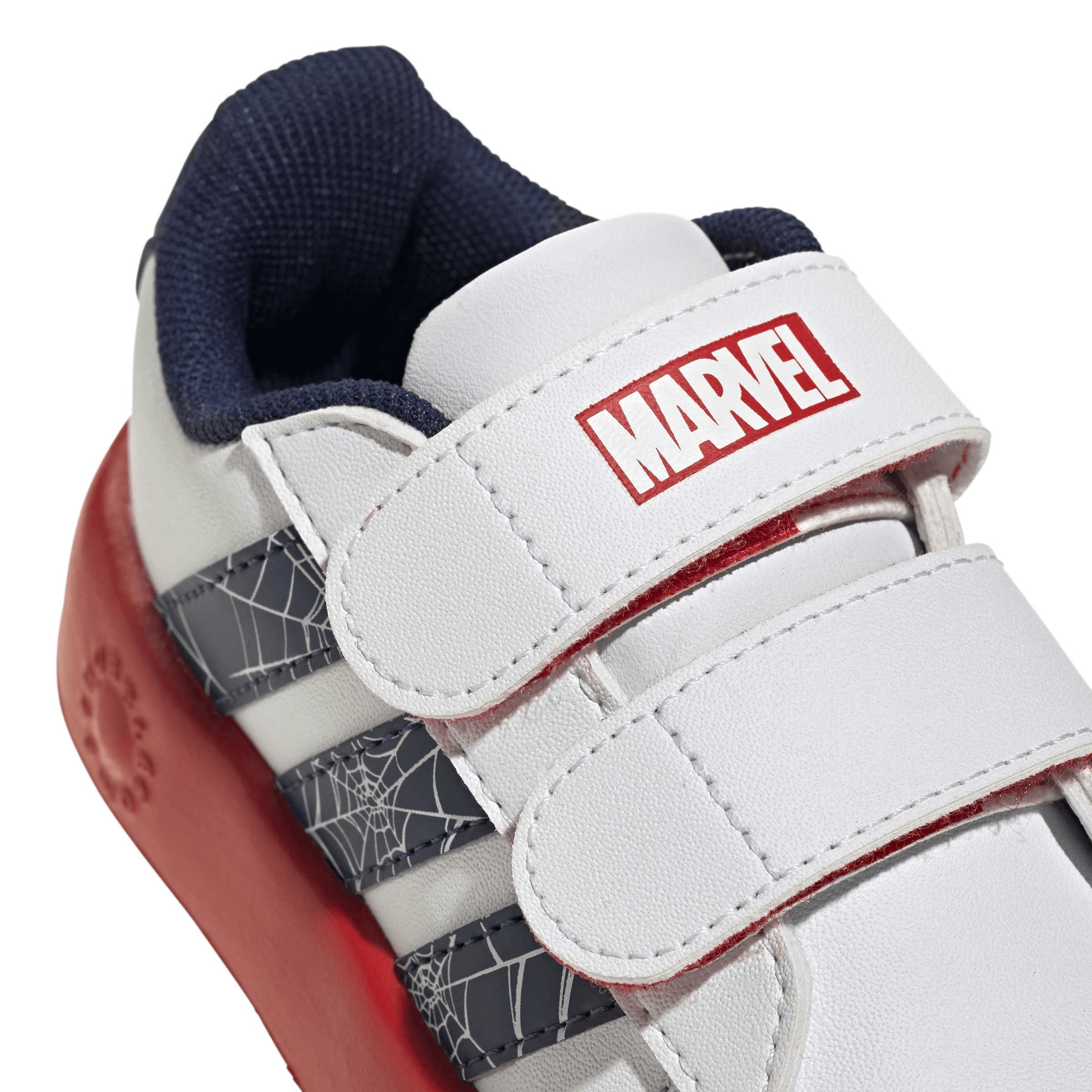 Tenis Adidas Grand Court Spiderman Niño Spiderman Blanco Infantil T10-16 — imagen 13