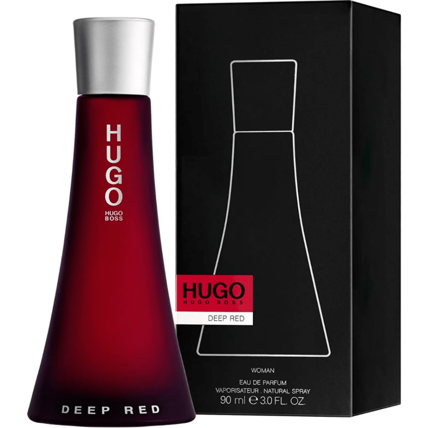 HUGO BOSS DEEP RED EDP 90 ML DAMA — imagen 2