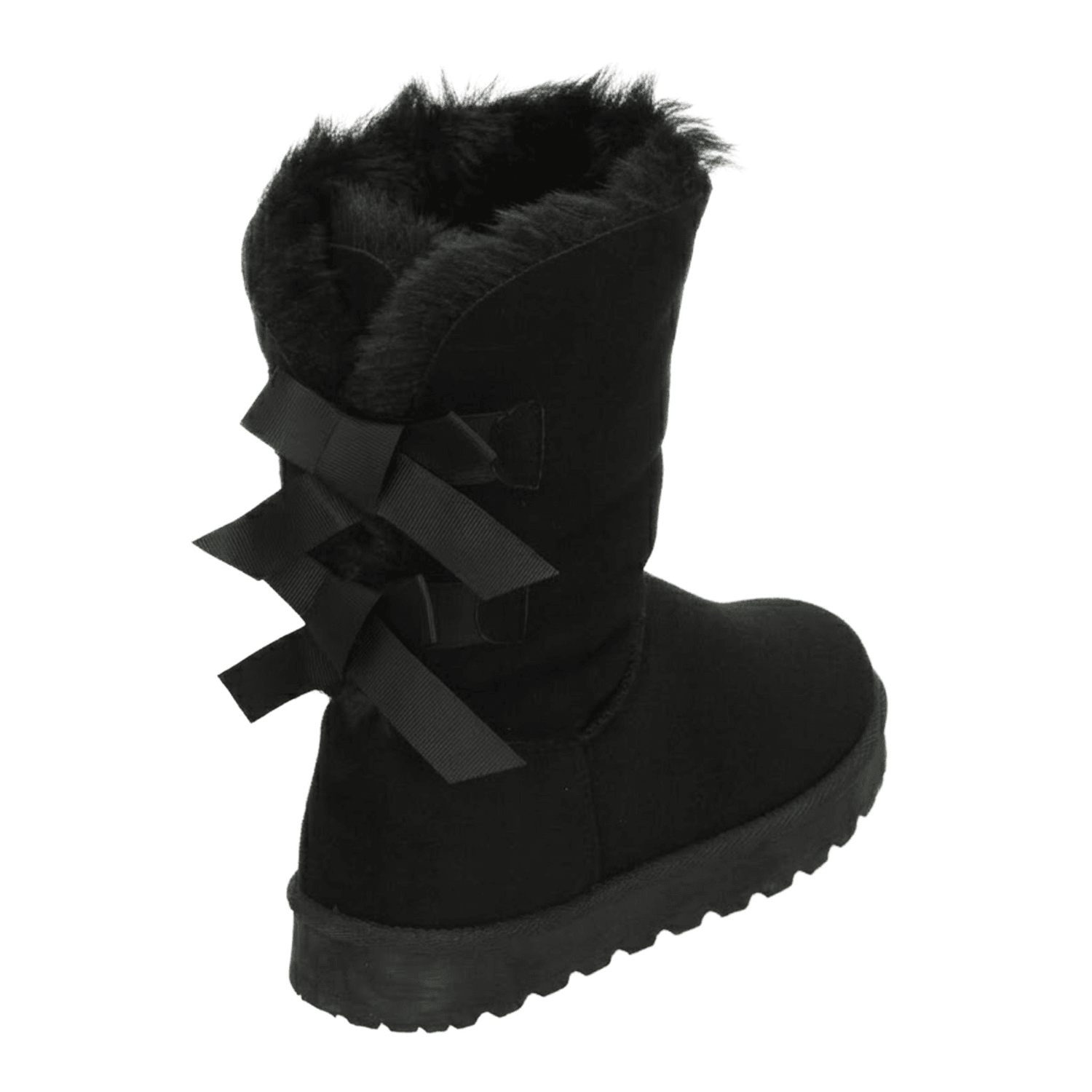 Botas Berlin Dama Casual Invierno Peluche Negro Mujer — imagen 3