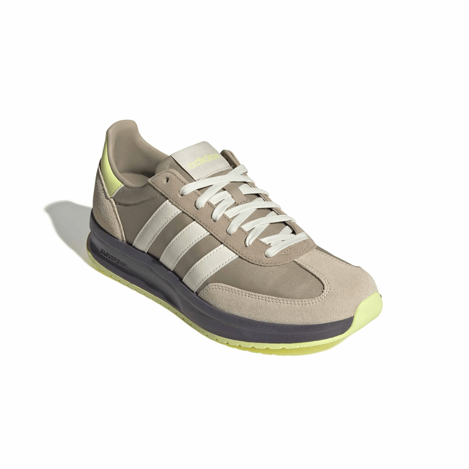 Tenis Adidas Run 72 Hombre Casual Cintas Café Caballero — imagen 2