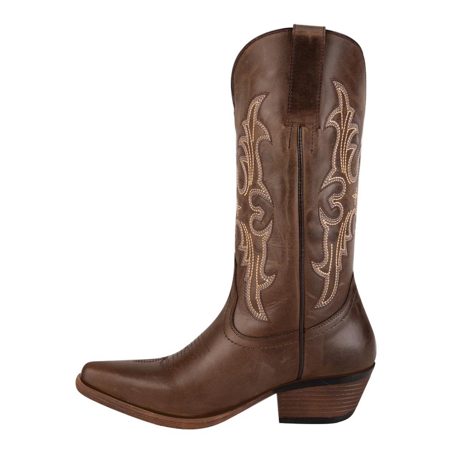 BOTA DAMA JC MCCOY VAQUERA PIEL VACUNO TACON 4.5Cm 1345289 — imagen 4