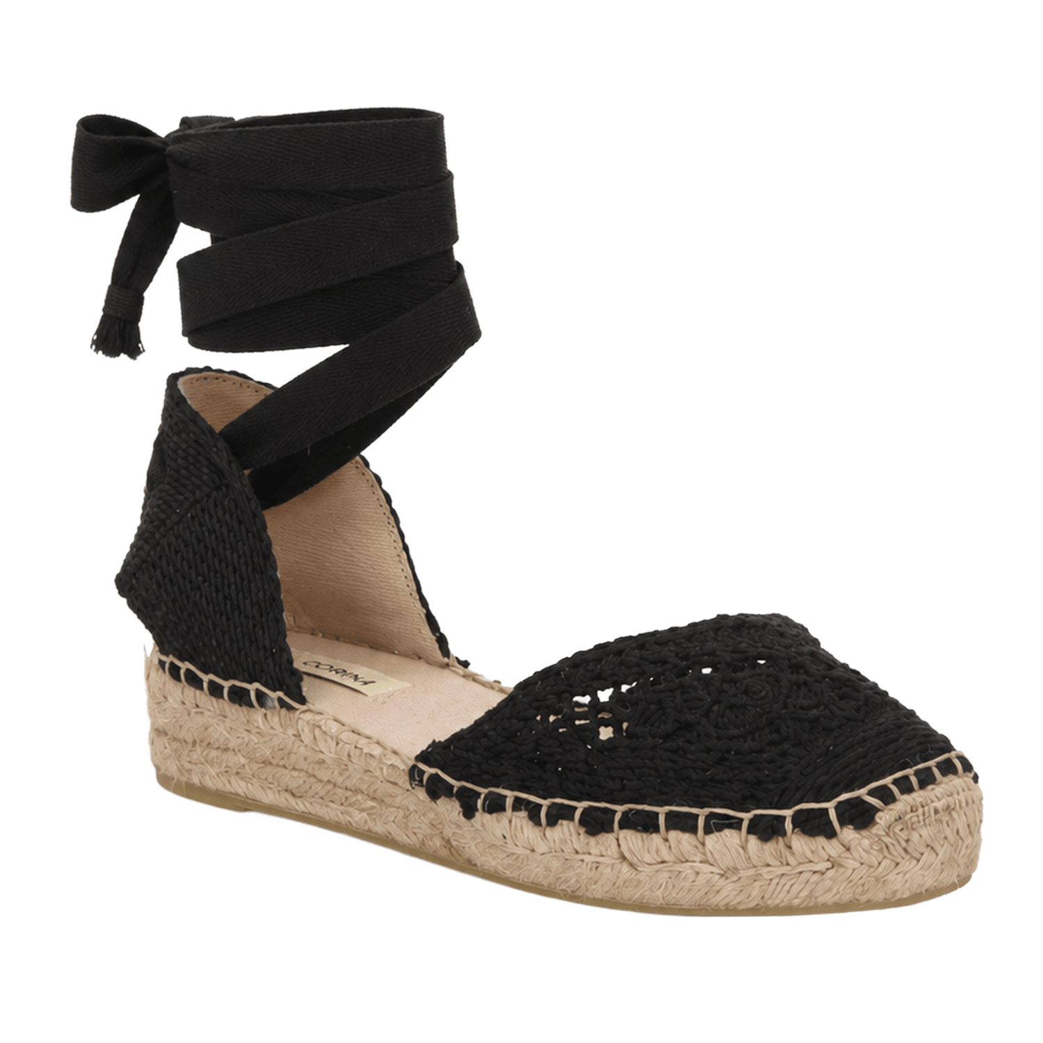 Alpargata Corina Negro Casual Bohemio Comodo Para Mujer — imagen 3