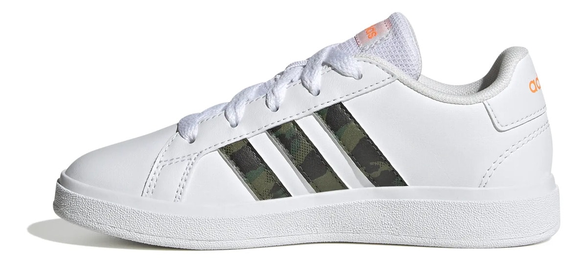Tenis adidas Grand Court 2.0 Niño Casual Blanco Infantil T22-26 — imagen 10