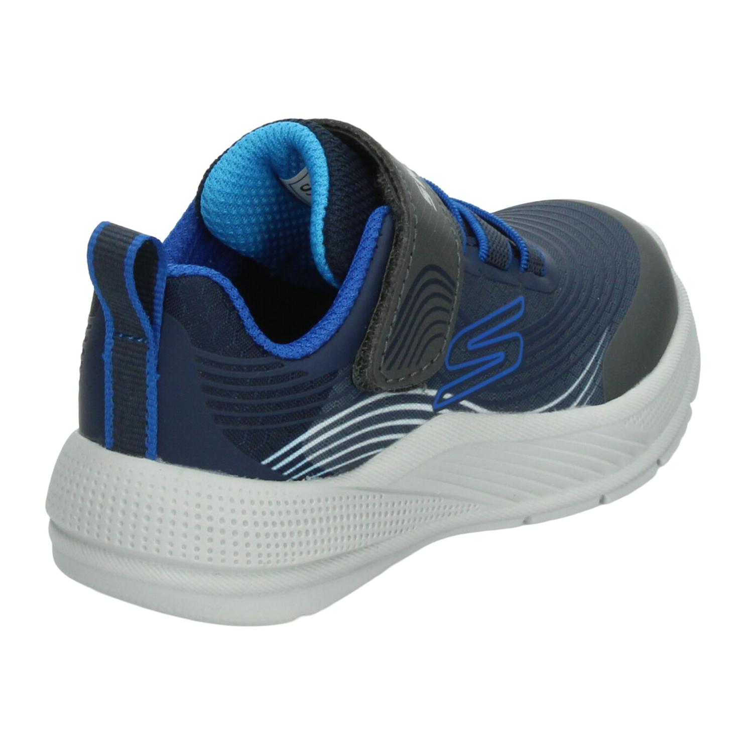 Tenis Niño Skechers Microspec Azul Deportivo Infantil T11-16 — imagen 4