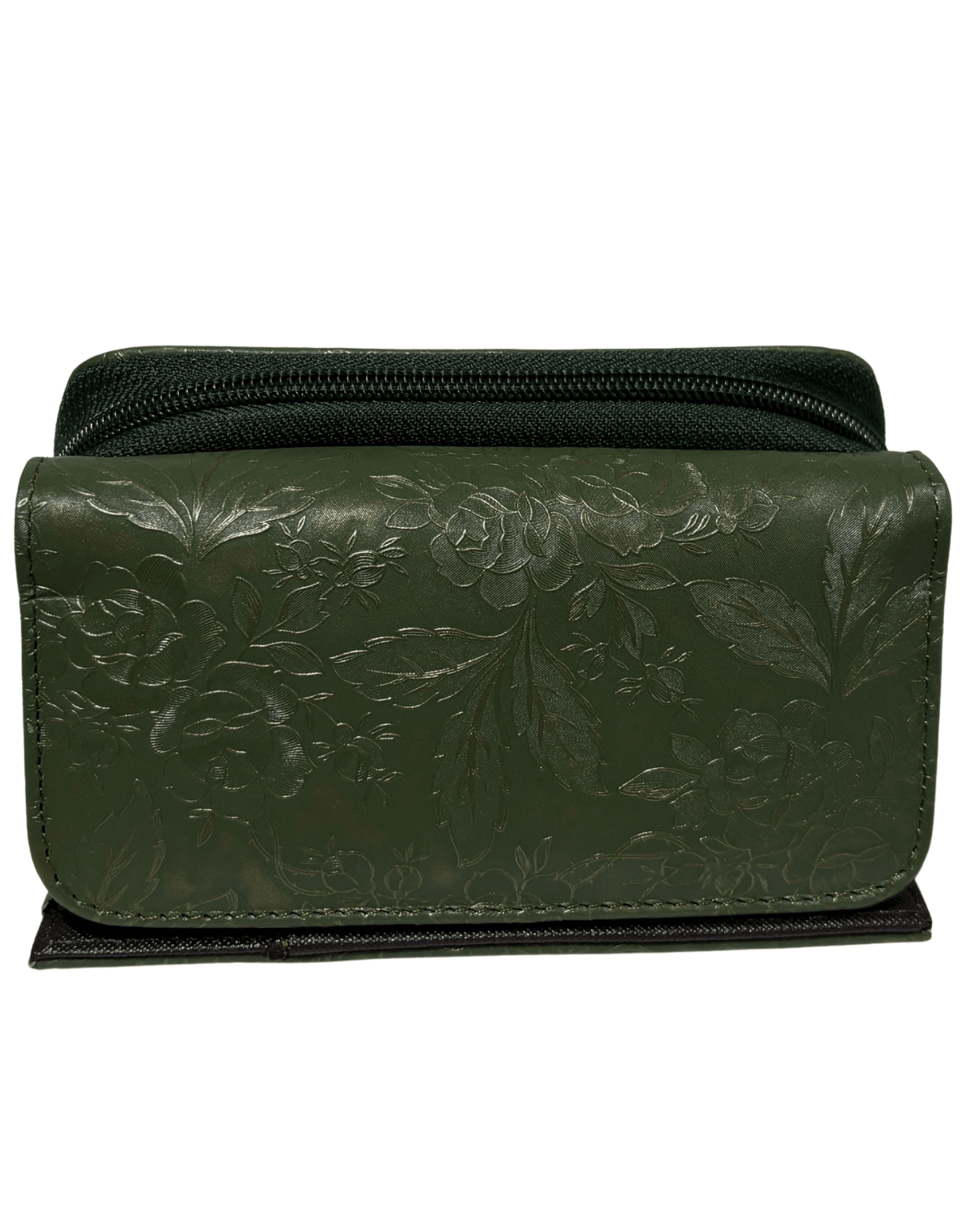 Cartera Dama Piel Legitima Genuina Ternera Grabada Pequeña Mini Cierr — imagen 19