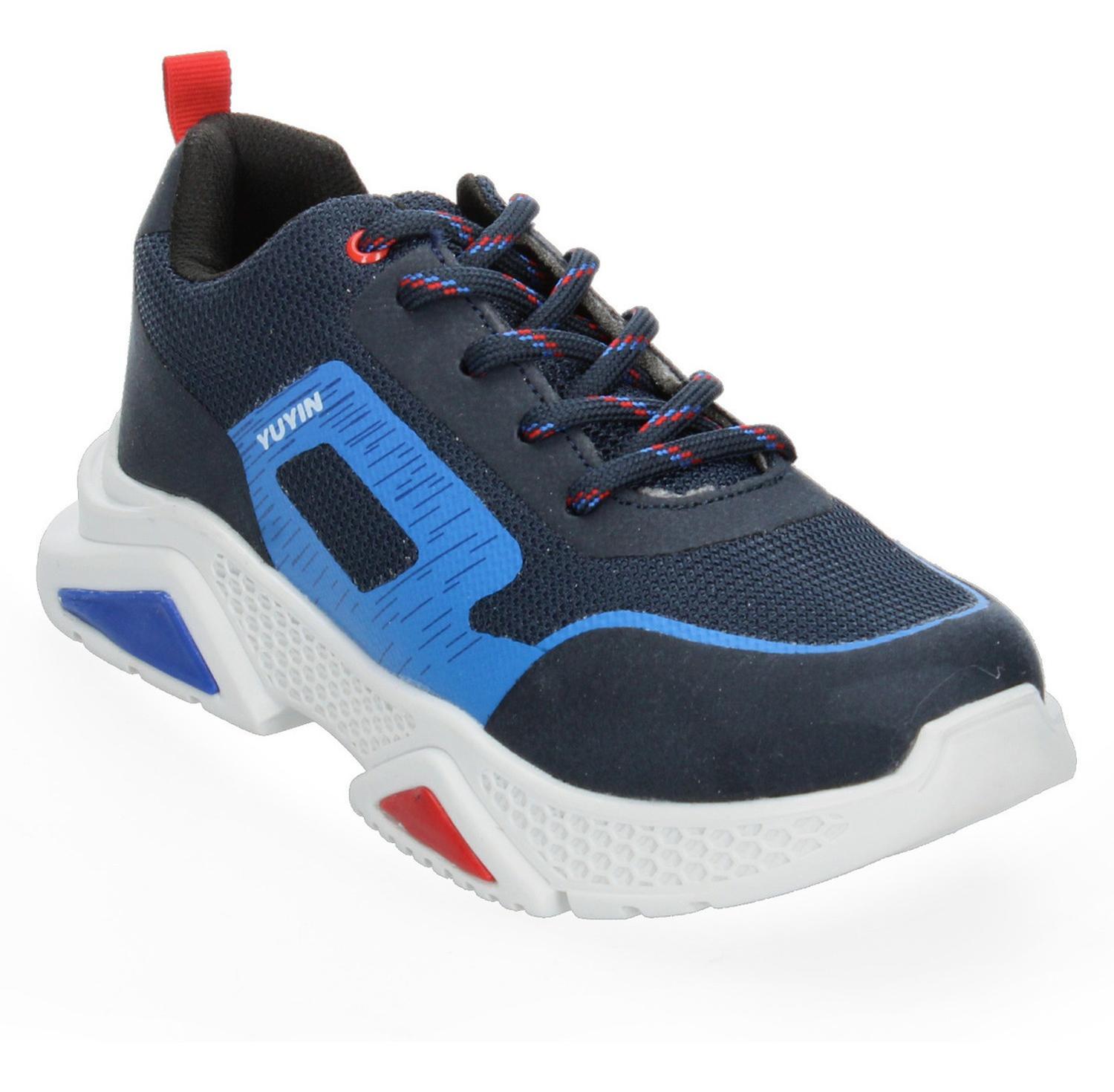 Tenis Yuyin Niño Casual Azul Infantil T18- 26 — imagen 5