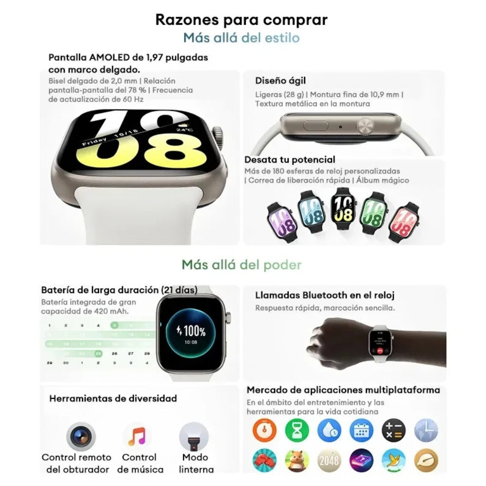SmartWatch Honor Watch X5i - Negro — imagen 5
