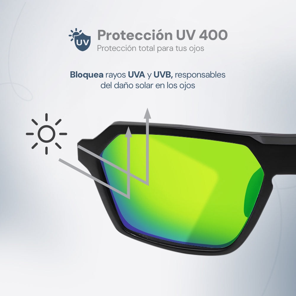 Lentes de Sol con Audio Vortx Sport Audio Glasses STF 5Hrs Uso Protección UV400 — imagen 11