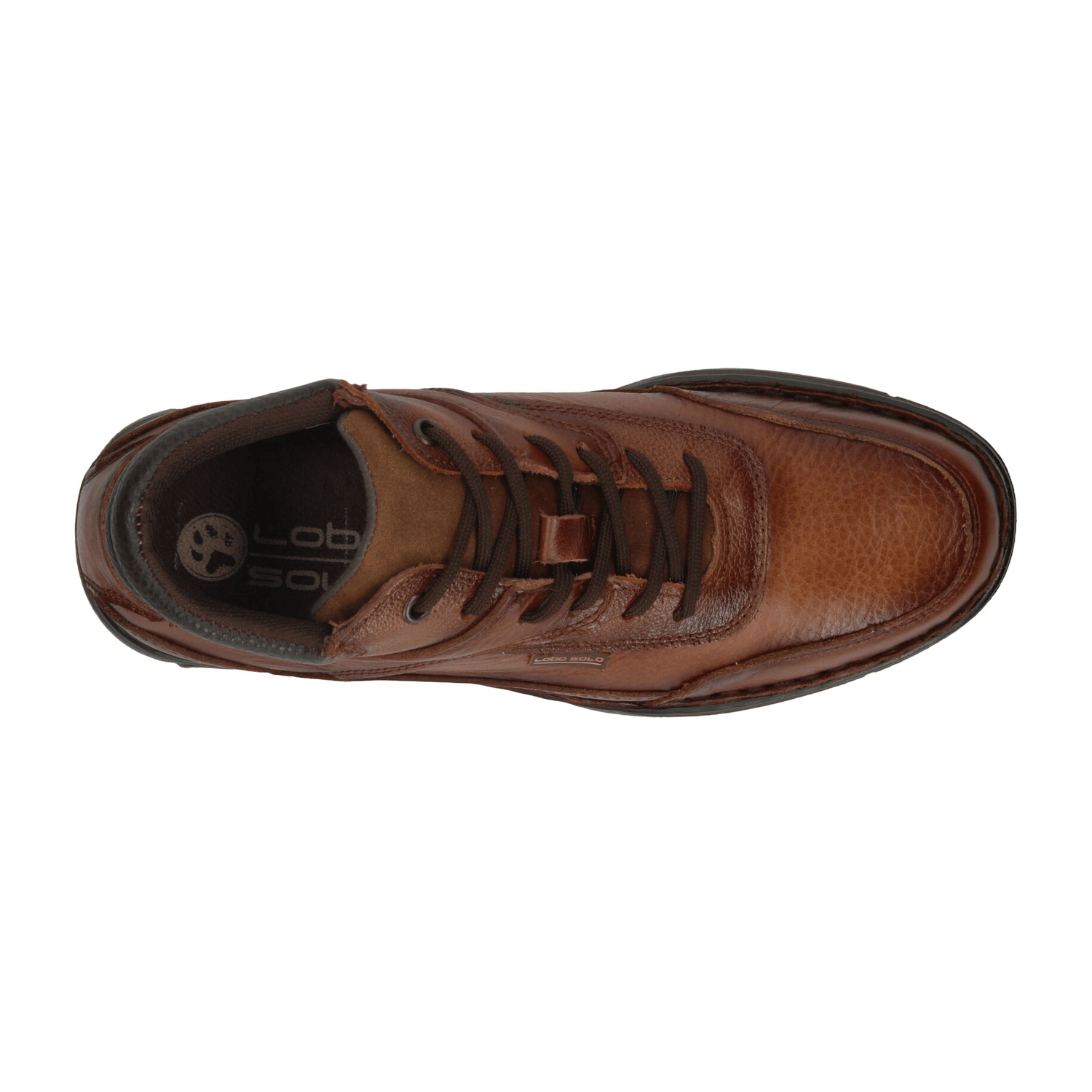 Bota Lobo Solo Hombre Casual Cómodas Café Caballero — imagen 8