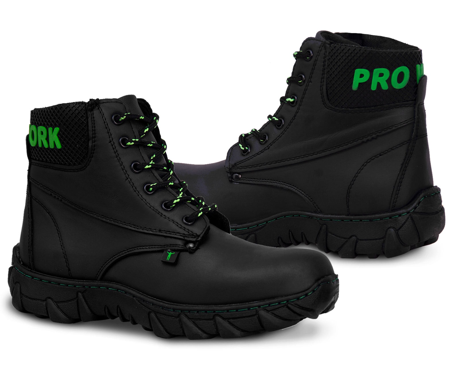 Botas industriales tacticas hombre trabajo Piel botin P03 — imagen 10
