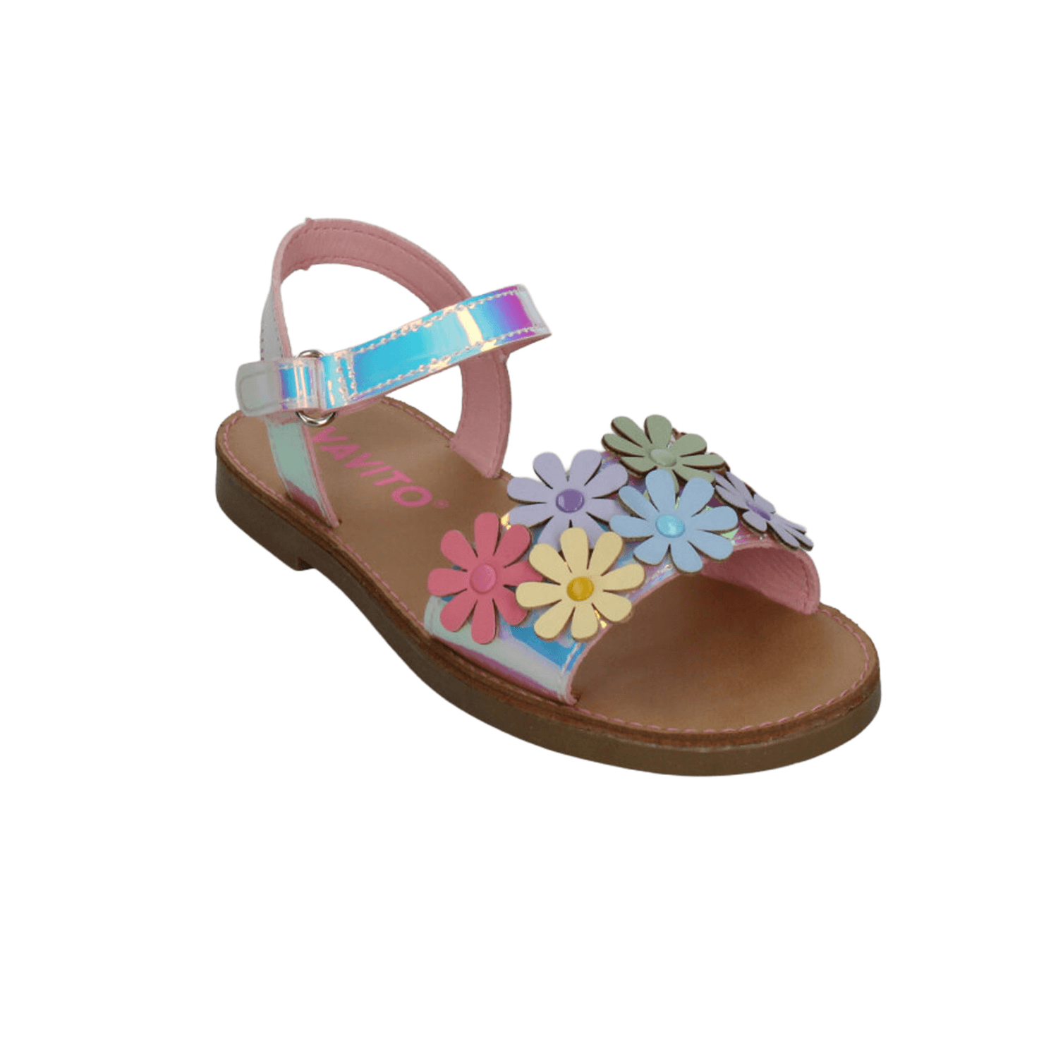 Sandalias Vavito Niña Lavanda Tornasol Casual Infantil T15-18 — imagen 5