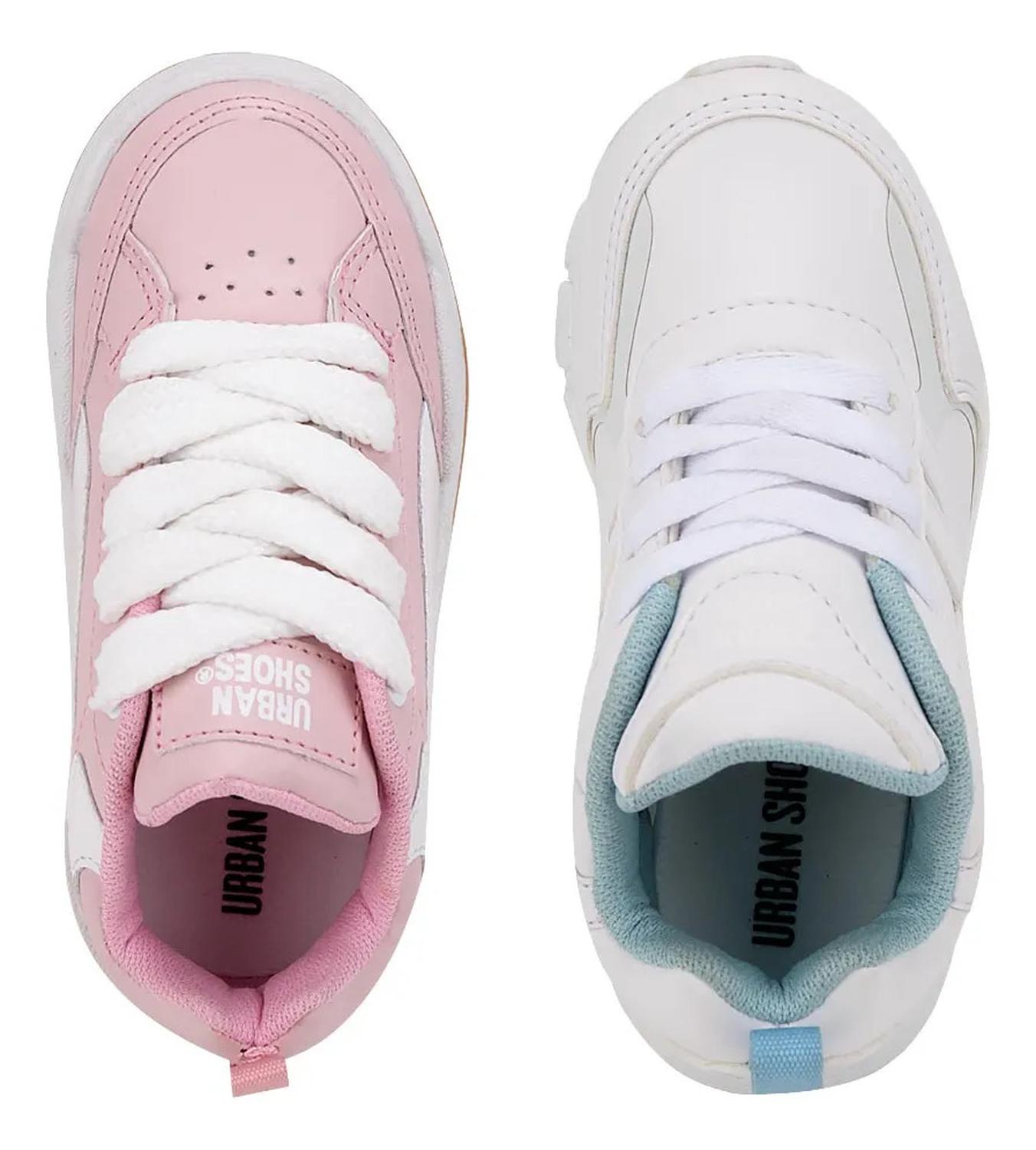 Tenis Escolar Urban Shoes Niña Kit 2 Pares Liso 1342221 — imagen 11
