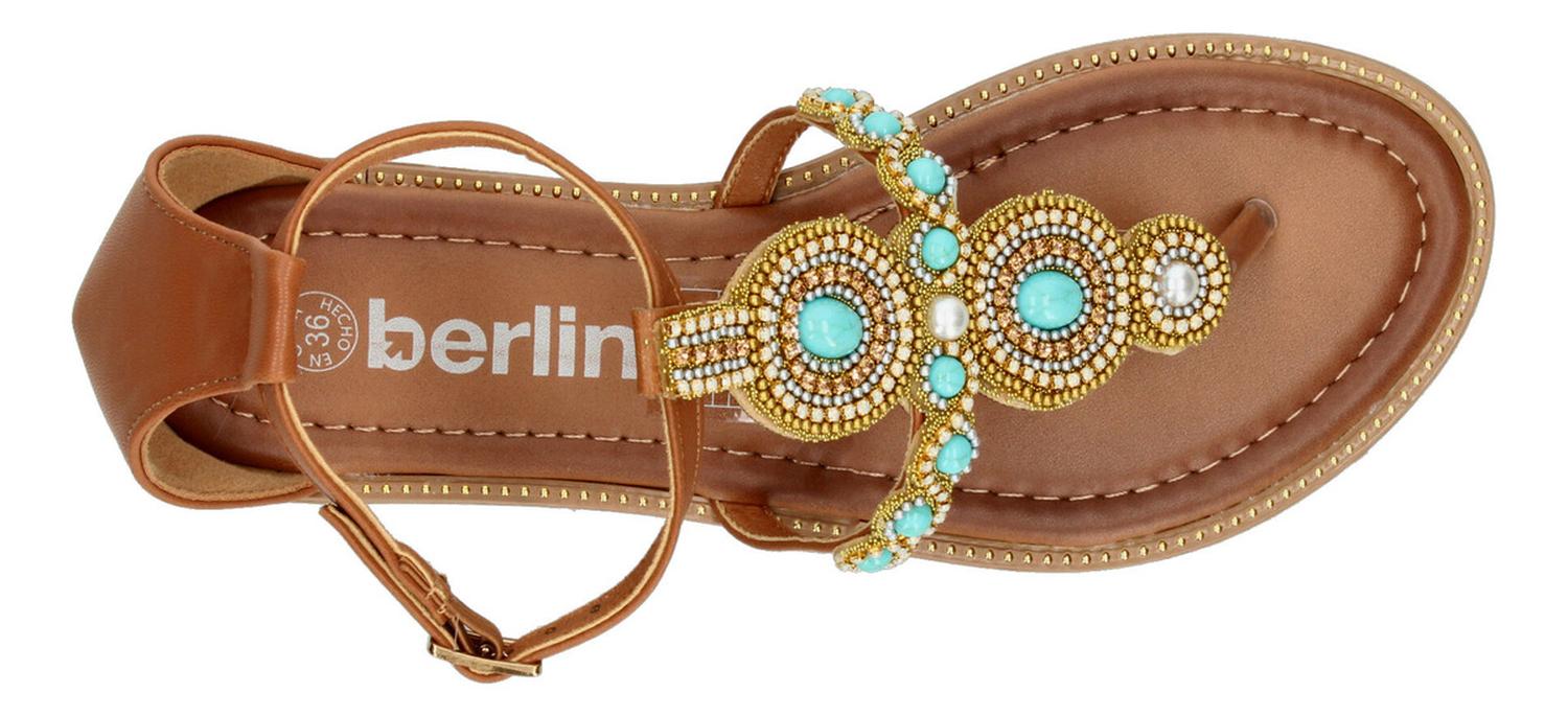 Sandalias Berlin Dama Casual Café Mujer — imagen 9