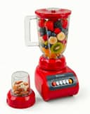 Licuadora Shtark 500W 1.5L con Vaso y Molinillo Rojo