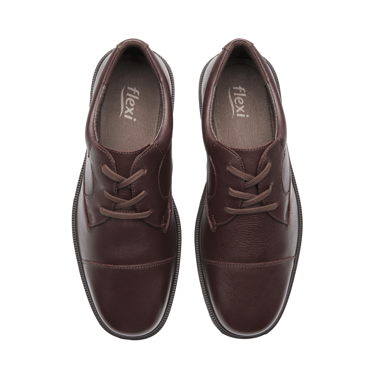 Zapato Flexi Hombre Casual Formal Confort Café Caballero — imagen 7