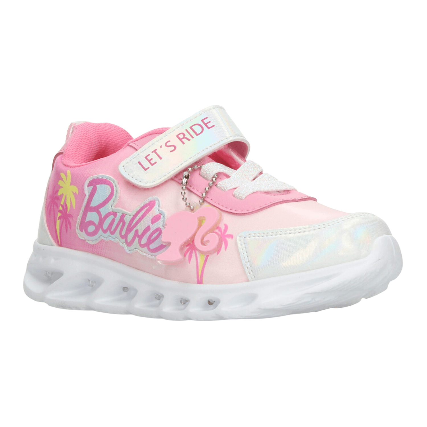 Tenis Barbie Niña Rosa Casual Luz Led Juvenil T22-25 — imagen 3