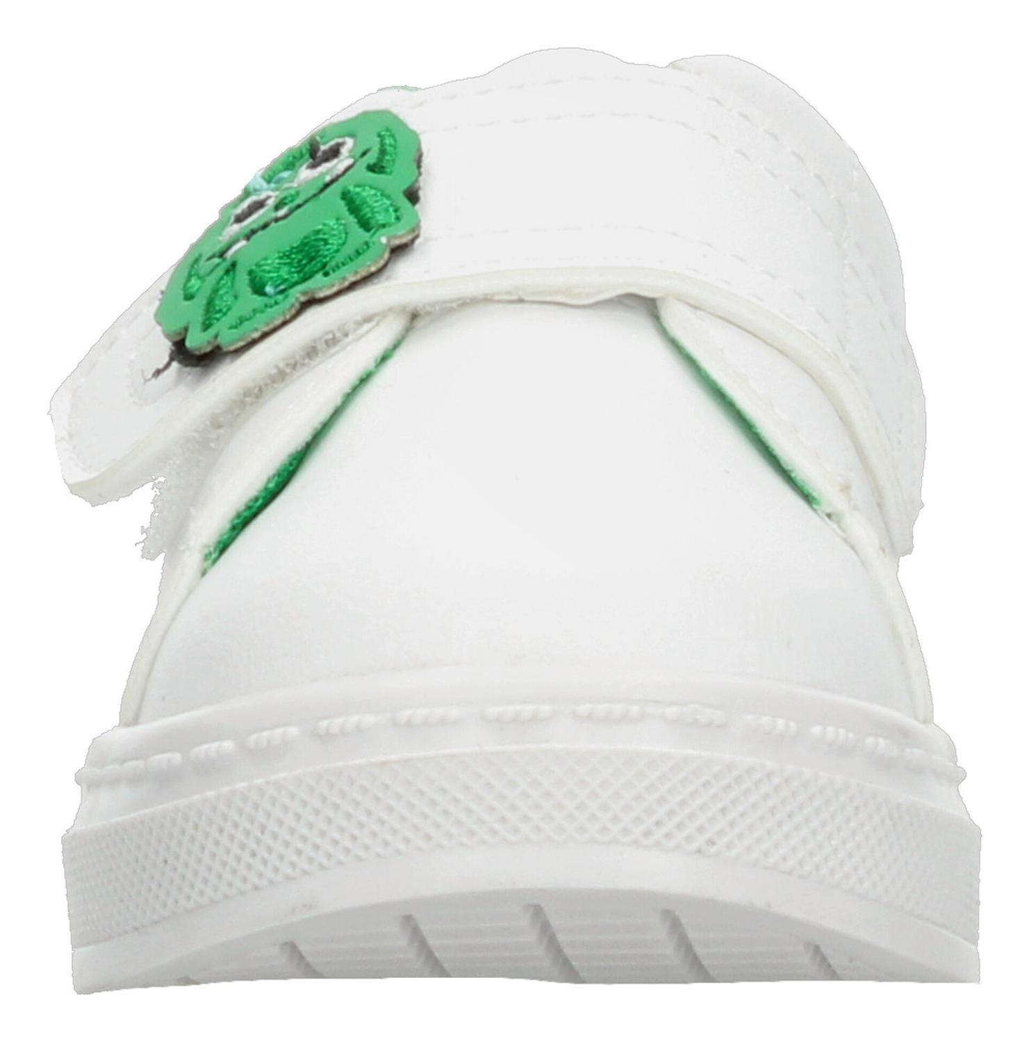 Tenis Blasito Blanco Y Verde Para Niño Infantil Cómodo Con Velcro Escolar — imagen 6