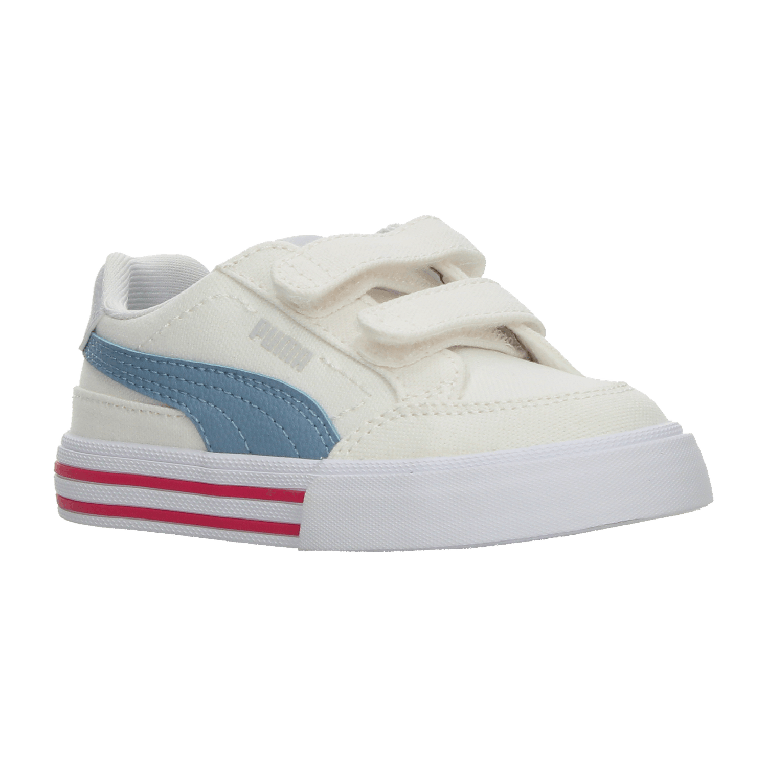 Tenis Puma Court Classic Niña Blanco Casual Para Infantil T16-22 — imagen 3